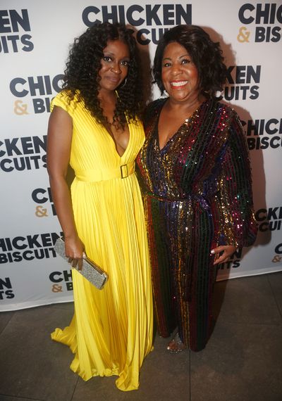 NEW YORK, NEW YORK - OCTOBER 10:  Alana Raquel Bowers and Cleo King pose at the openi Photo