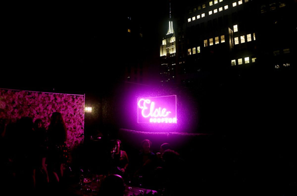 NEW YORK, NEW YORK - OCTOBER 10: Ambiance at the opening night party for the new play 'Chicken & Biscuits' on Broadway at Elsie Rooftop on October 10, 2021 in New York City. (Photo by Bruce Glikas/WireImage) at Photos: On the Opening Night Red Carpet for CHICKEN & BISCUITS