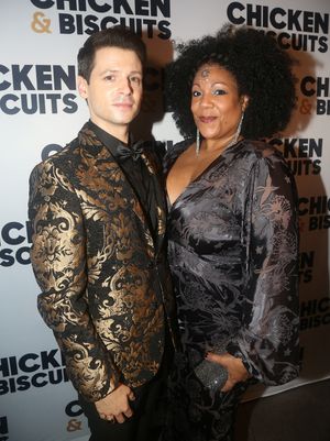 NEW YORK, NEW YORK - OCTOBER 10:  Miles G Jackson and Jennifer Fouche  Photo