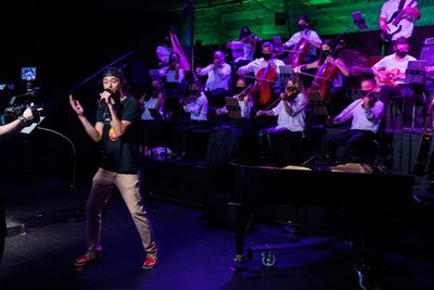 Frank Waln and the American Pops Orchestra | Photo by Elman Studio LLC, courtesy of N Photo
