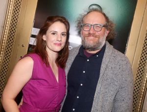 NEW YORK, NEW YORK - OCTOBER 11: Andy Grotelueschen and guest @ BroadwayWorld NEW YORK, NEW YORK - OCTOBER 11: Andy Grotelueschen and guest Photo