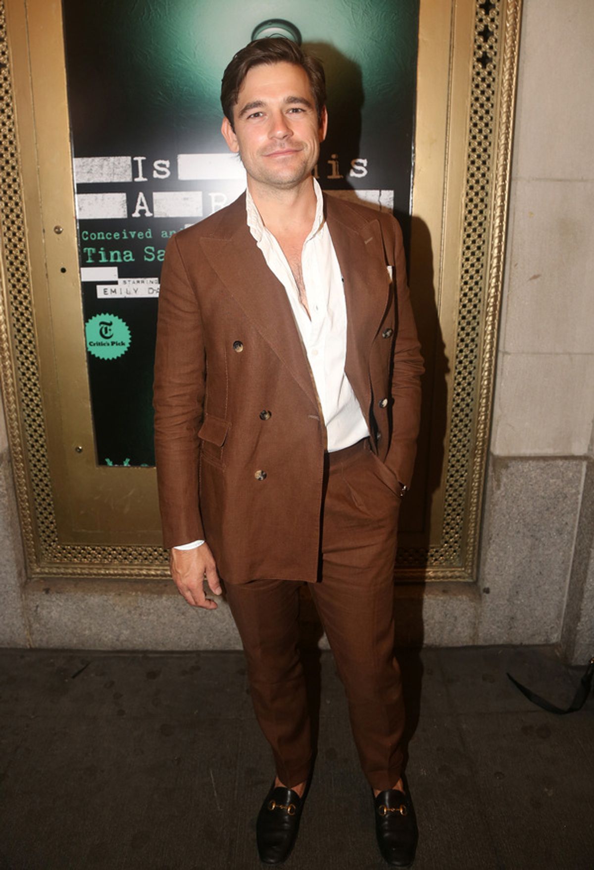 NEW YORK, NEW YORK - OCTOBER 11:  Jason Ralph  at 