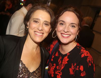 NEW YORK, NEW YORK - OCTOBER 11:  Judy Kuhn and Melissa Errico  Photo
