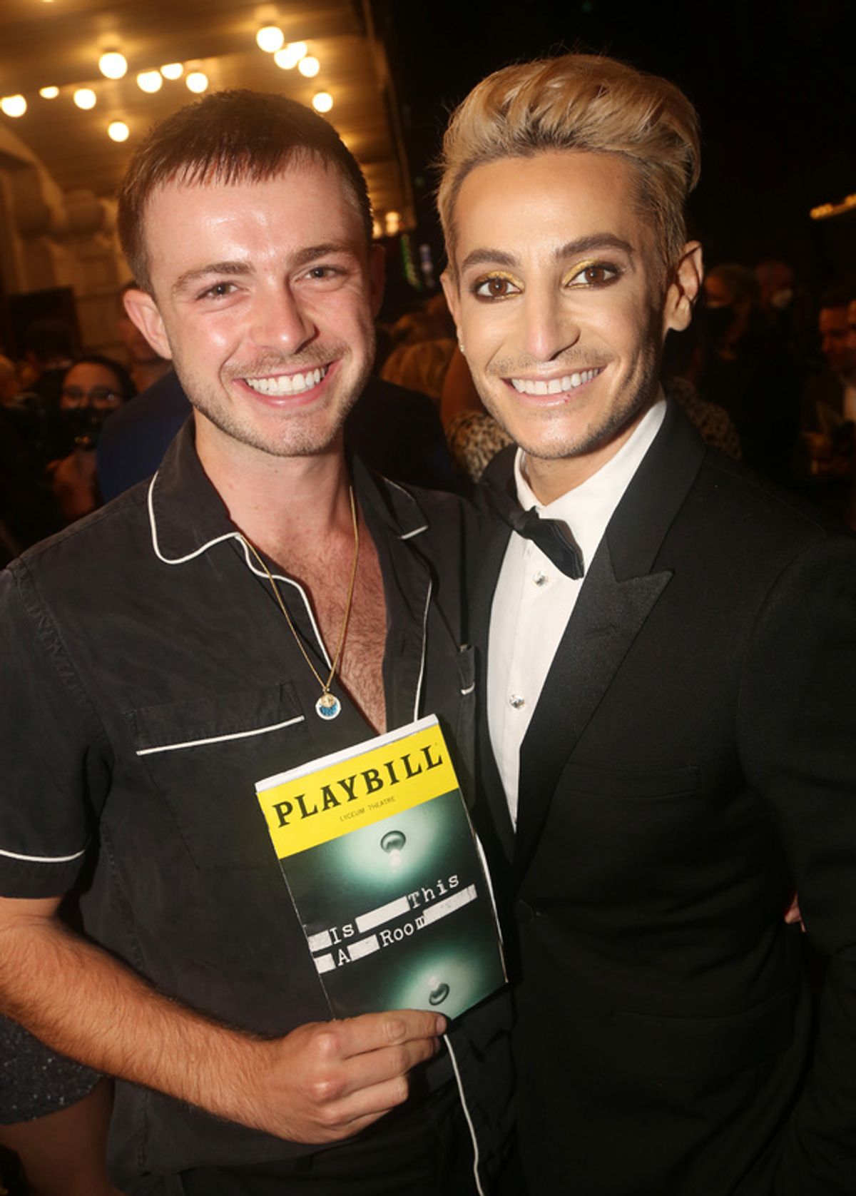 NEW YORK, NEW YORK - OCTOBER 11: Diamond Dog Entertainment Producers Doug Middlebrook and Frankie Grande  at 