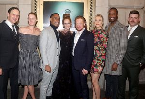 NEW YORK, NEW YORK - OCTOBER 11: (L-R) Pete Simpson, Emily Davis, Will Cobbs, Tina Satter, Becca Blackwell, Katherine Romans, Duane Cooper and Joe Lanza @ BroadwayWorld NEW YORK, NEW YORK - OCTOBER 11: (L-R) Pete Simpson, Emily Davis, Will Cobbs, Tina Sa Photo