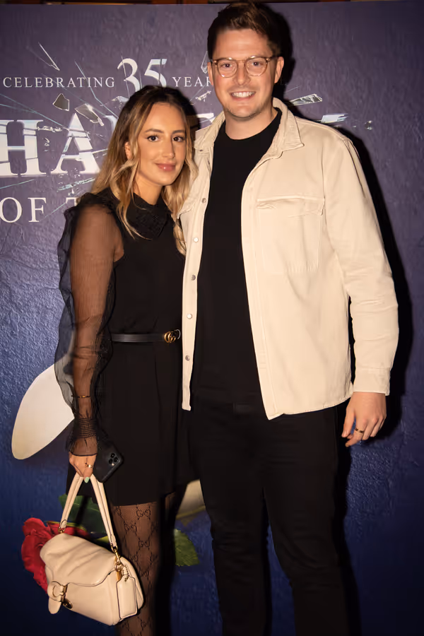 Ellie Hecht and Dr Alex George. Photo