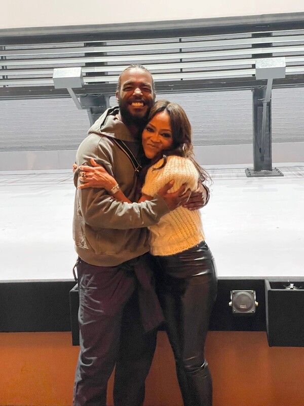 Luke James, Robin Givens Photo