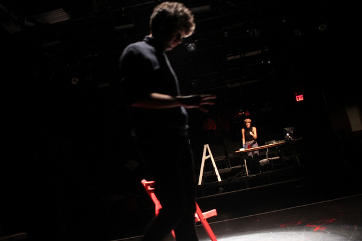 Photos: spit&vigor Presents World Premiere of HIT YOUR MARK, DIE BEAUTIFUL at The New Ohio Theatre Photos: spit&vigor Presents World Premiere of HIT YOUR MARK, DIE BEAUTIFUL at The New Ohio Theatre Image