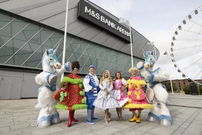 The Cast Of Cinderella at The M&S Bank Arena, Liverpool. Photo