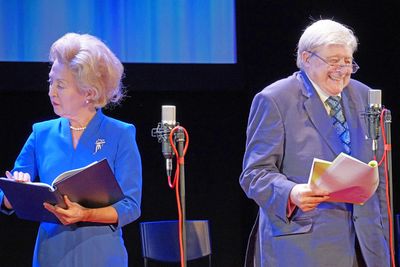 Clare Bloomer and Martin Jarvis  Photo