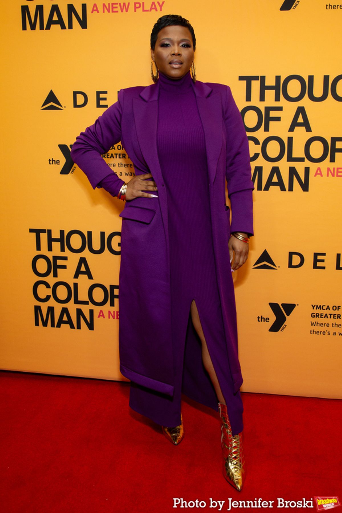 Claire Sulmers at Photos: Broadway Walks the Red Carpet on Opening Night of THOUGHTS OF A COLORED MAN