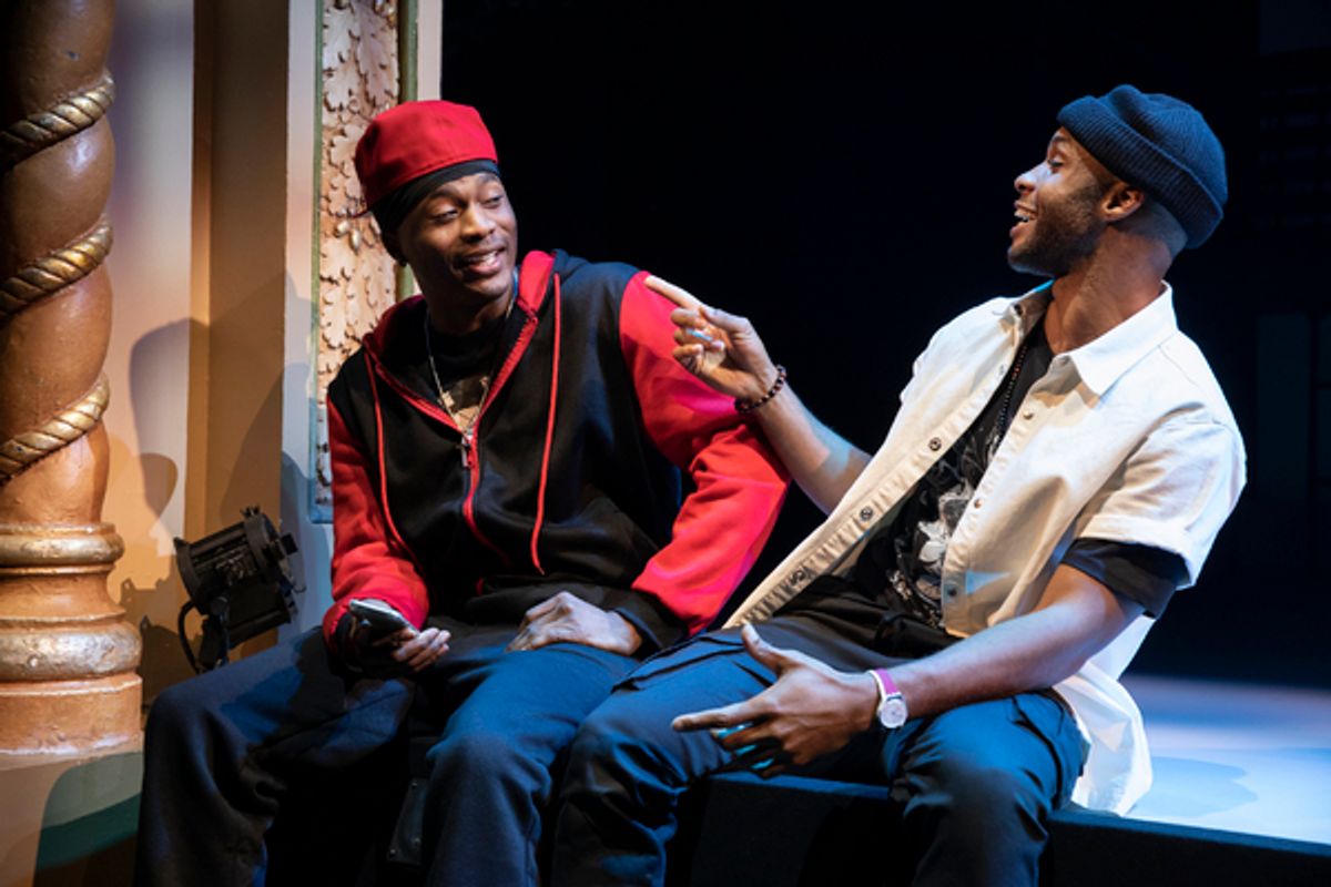 Da'Vinchi and Dyllón Burnside at Photos: First Look at THOUGHTS OF A COLORED MAN on Broadway