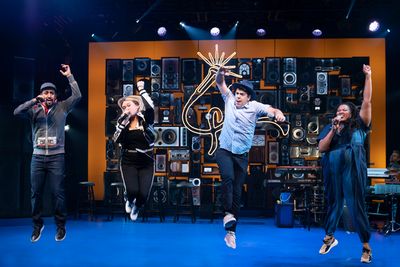 Lin-Manuel Miranda, Kaila Mullady, Anthony Veneziale, Aneesa Folds, and Kurt Crowley Photo