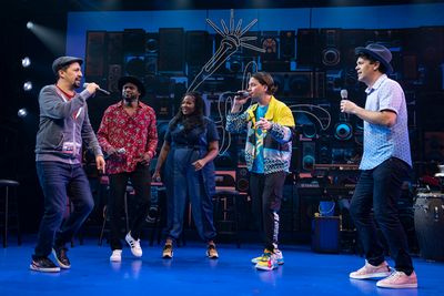 Lin-Manuel Miranda, Wayne Brady, Aneesa Folds, Chris Sullivan, and Anthony Veneziale Photo