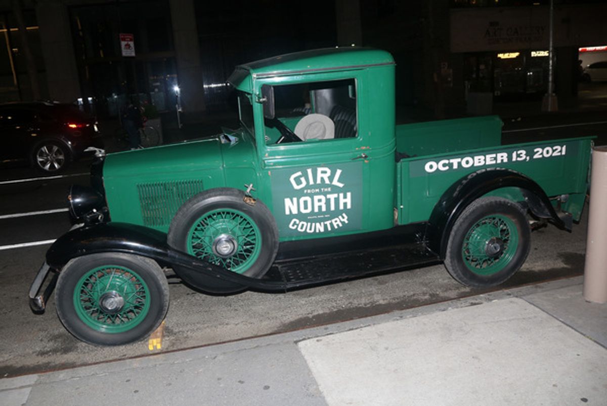 xxxNEW YORK, NEW YORK - OCTOBER 13: Ambiance at the re-opening night of 'Girl From The North Country' on Broadway at The Belasco Theatre on October 13, 2021 in New York City. (Photo by Bruce Glikas/Getty Images) at 