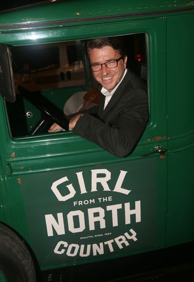 xxxNEW YORK, NEW YORK - OCTOBER 13: poses at the Re-Opening Night of "Girl From The N Photo