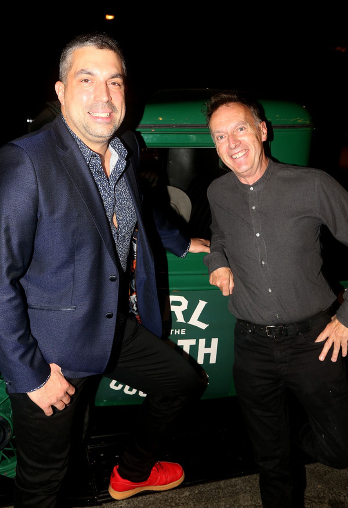 NEW YORK, NEW YORK - OCTOBER 13: Tristan Baker and Charlie Parsons  at 