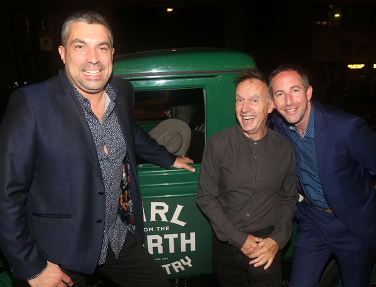 NEW YORK, NEW YORK - OCTOBER 13:(L-R) Tristan Baker, Charlie Parsons xxxx at 