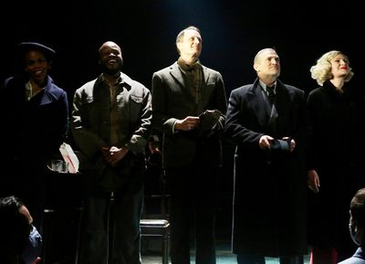 NEW YORK, NEW YORK - OCTOBER 13: (L-R) Chelsea Lee Williams, Matthew Frederick Harris Photo