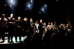 NEW YORK, NEW YORK - OCTOBER 13: (L-R) Matthew Frederick Harris, Todd Almond, Marc Kudisch, Luba Mason, Tom Nelis, Jeannette Bayardelle, Jay O. Sanders, Mare Winningham, Kimber Elayne Sprawl, Colin Bates, Austin Scott, Caitlin Houlahan, Robert Joy, Matt McGrath, John Schiappa and Rachel Stern @ BroadwayWorld NEW YORK, NEW YORK - OCTOBER 13: (L-R) Matthew Frederick Harris, Todd Almond, Marc Ku Photo