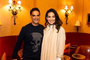 Gotham Chopra & Natalie Mendoza @ BroadwayWorld Gotham Chopra & Natalie Mendoza Photo