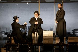 Adam Godley, Simon Russell Beale and Adrian Lester Photo