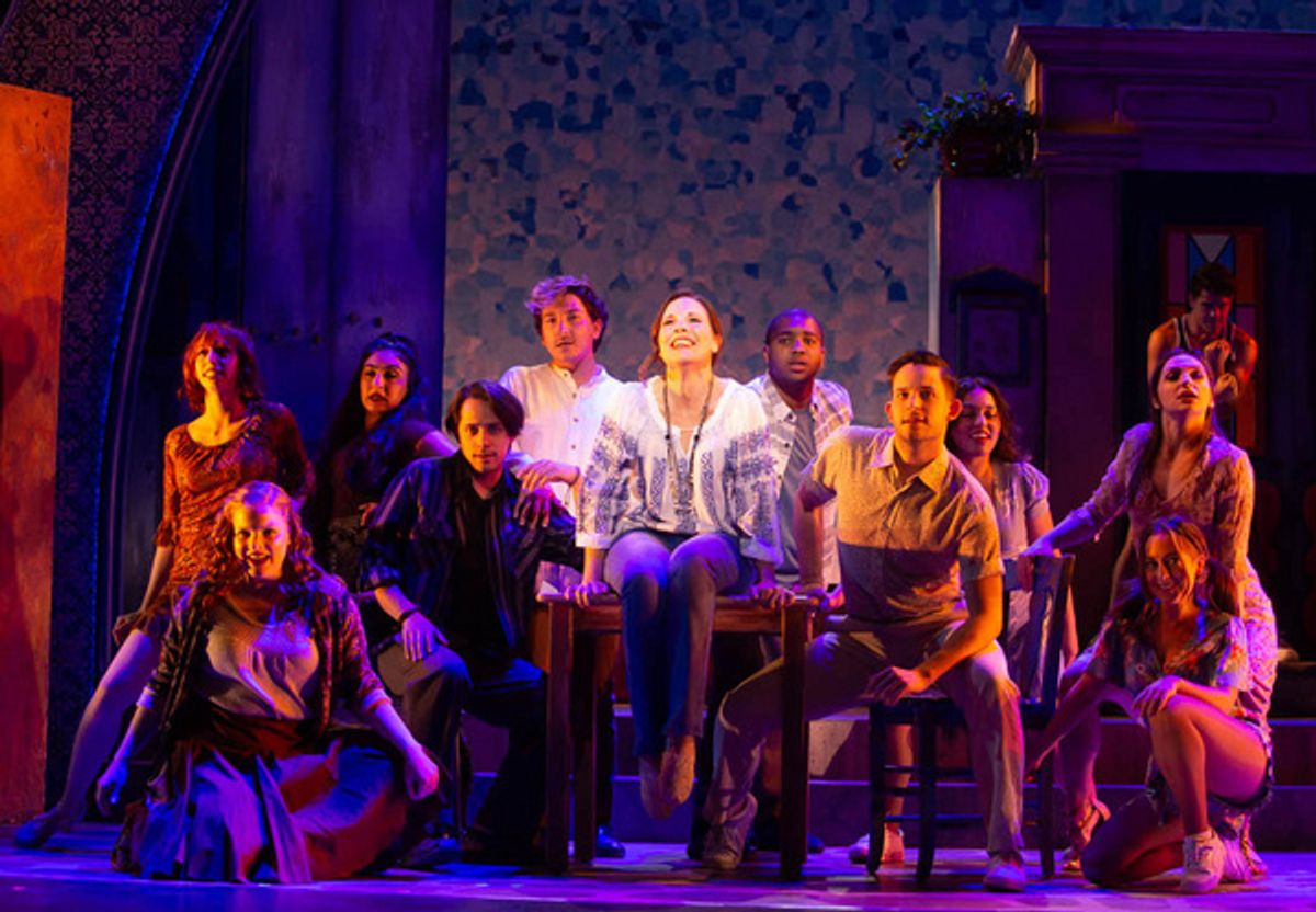 Kim Huber and company at Photos: First Look at MAMMA MIA! at the Thousand Oaks Civic Arts Plaza