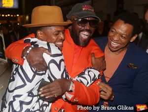 Ephraim Sykes, Otis Williams and Derrick Baskin @ BroadwayWorld Ephraim Sykes, Otis Williams and Derrick Baskin Photo