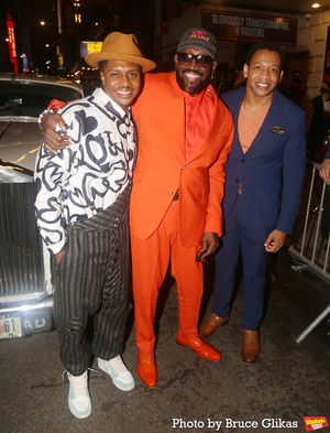 Ephraim Sykes, Otis Williams and Derrick Baskin @ BroadwayWorld Ephraim Sykes, Otis Williams and Derrick Baskin Photo