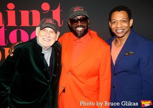 Shelly Berger, Otis Williams and Derrick Baskin @ BroadwayWorld Shelly Berger, Otis Williams and Derrick Baskin Photo