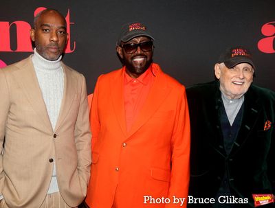 Mike Jackson, Otis Williams and Shelly Berger Photo