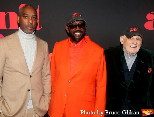 Mike Jackson, Otis Williams and Shelly Berger Photo