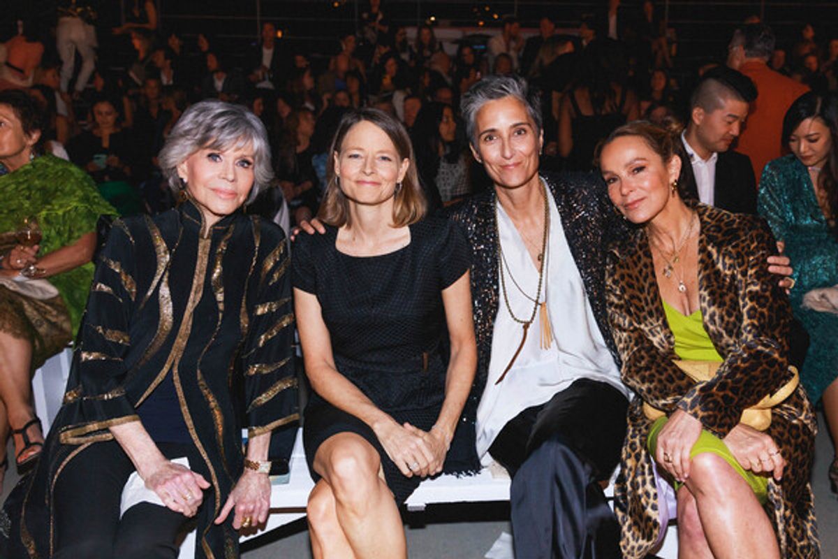 Jane Fonda, Jodie Foster, Alexandra Hedison, Jennifer Grey at 