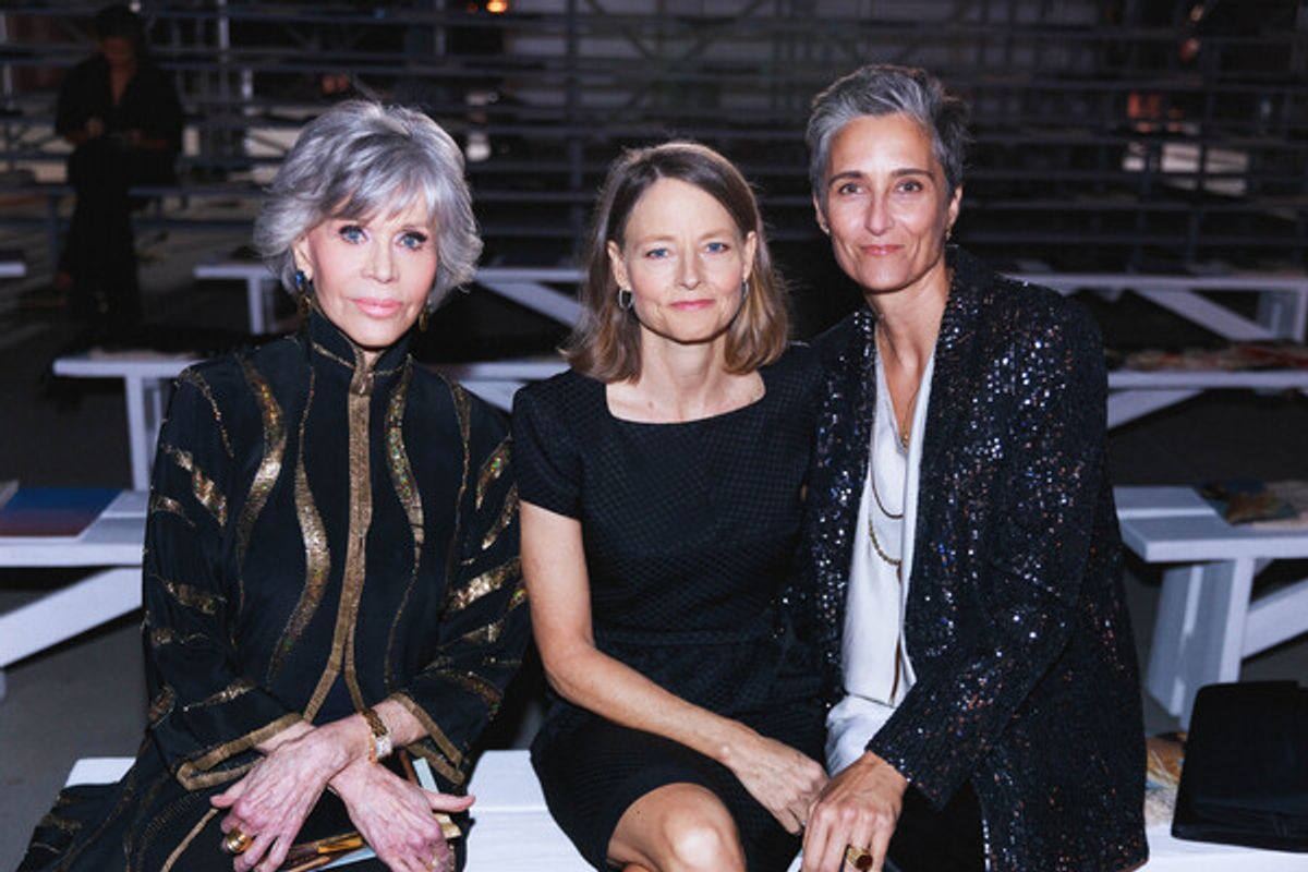 Jodie Foster, Jane Fonda, Alexandra Hedison at 