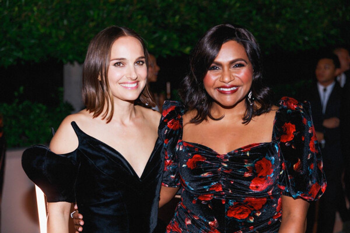 Natalie Portman, Mindy Kaling at 