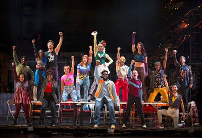 The Company of the RENT 25th Anniversary Farewell Tour Photo