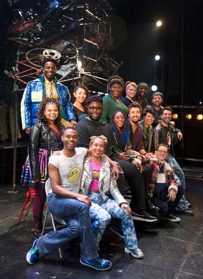 The Company of the RENT 25th Anniversary Farewell Tour Photo
