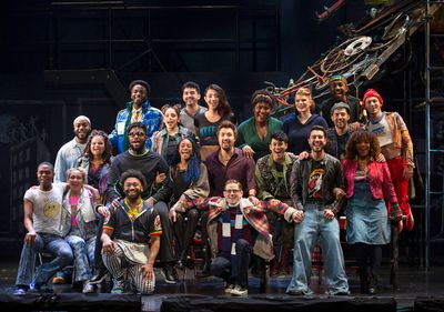 The Company of the RENT 25th Anniversary Farewell Tour Photo