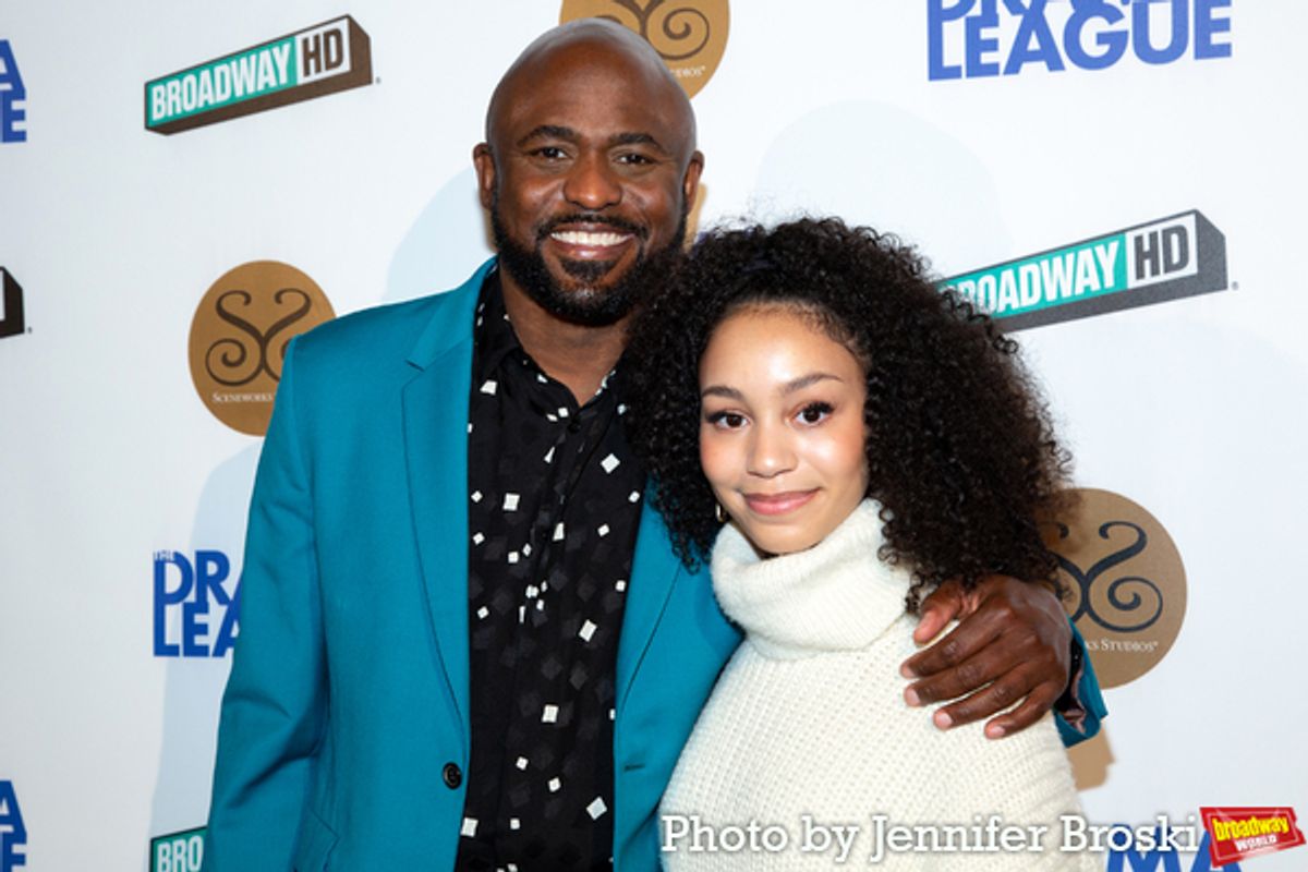 Wayne Brady, Laurissa Romain at 