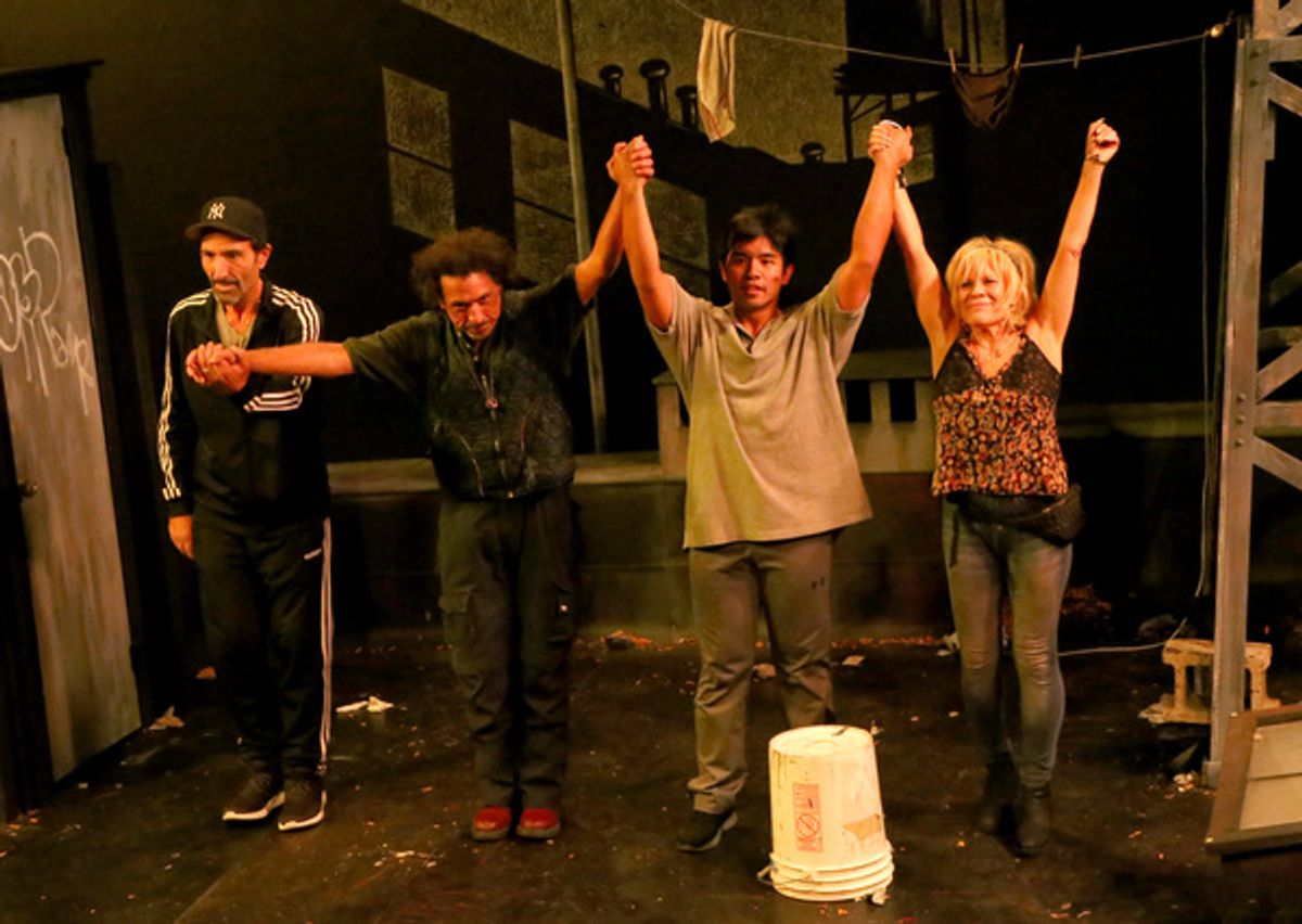 Anthony Barile, Santo Fazio, Chris Paul Morales and Ilene Kristen  at 