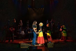 Arinze Kene, Gabrielle Brooks, and company @ BroadwayWorld Arinze Kene, Gabrielle Brooks, and company Photo