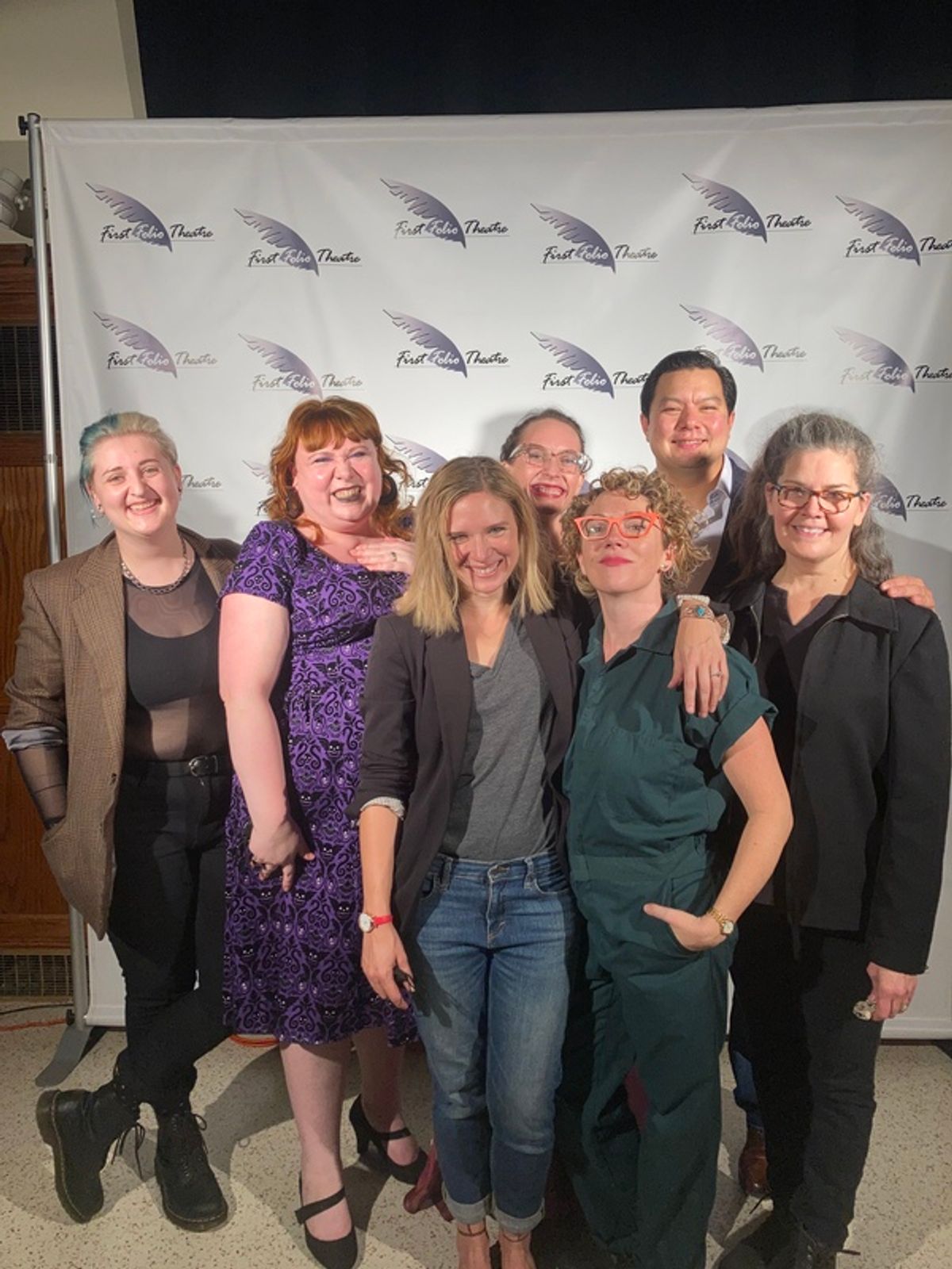 Sophie Goddard, Hayley Rice, Wendy Ann, Peter Sipla, Heather Chrisler, Courtney Abbott, and Amy Creuziger at 