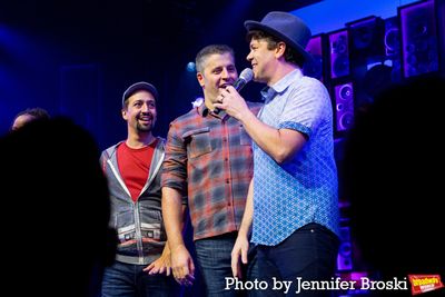 Lin-Manuel Miranda, Bill Sherman, Anthony Veneziale Photo
