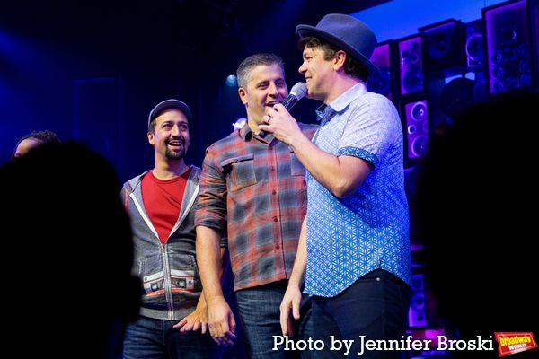 Lin-Manuel Miranda, Bill Sherman, Anthony Veneziale Photo