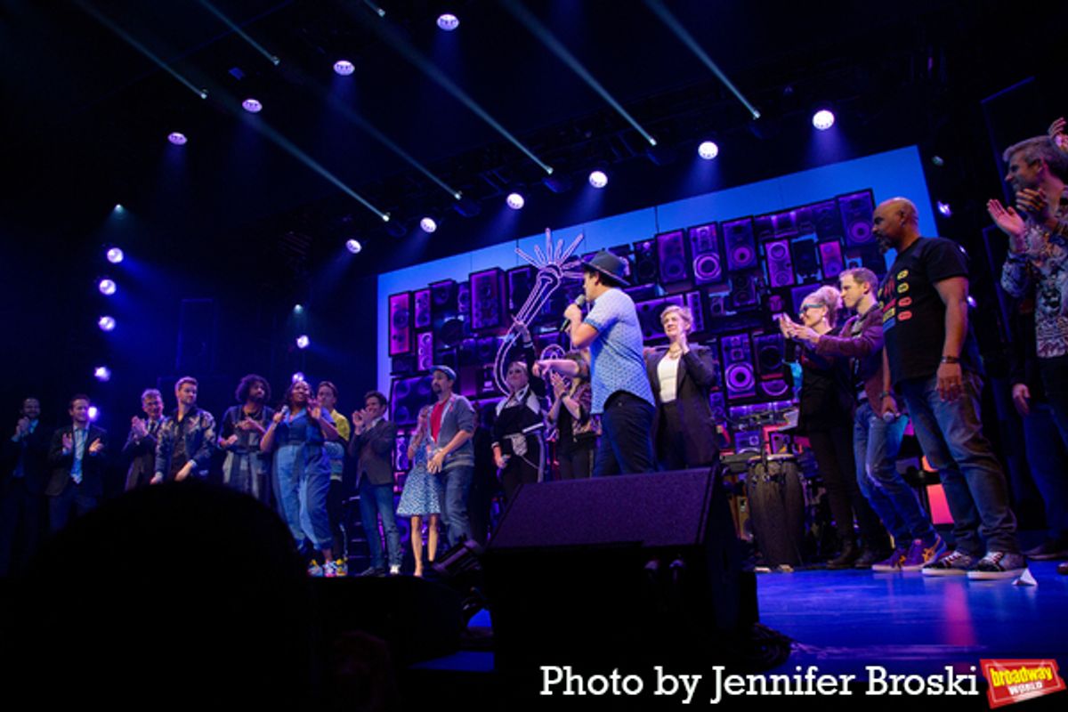 The company of FREESTYLE LOVE SUPREME at Photos: The Cast of FREESTYLE LOVE SUPREME Takes Opening Night Bows