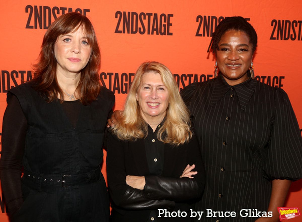 Director Kate Whoriskey, Second Stage President & Artistic Director Carole Rothman and Playwright Lynn Nottage at 