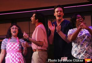 Ashley Blanchet, Nik Dodani, Erich Bergen, Anastacia McCleskey @ BroadwayWorld Ashley Blanchet, Nik Dodani, Erich Bergen, Anastacia McCleskey Photo