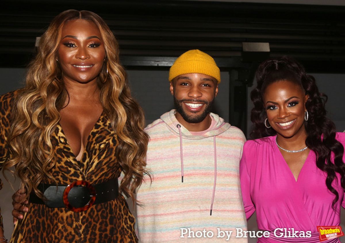 Cynthia Bailey, Dyllón Burnside and Producer Kandi Burruss  at 