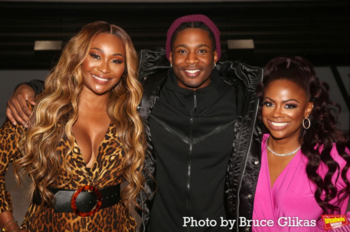 Cynthia Bailey, Da'Vinchi and Producer Kandi Burruss  at 