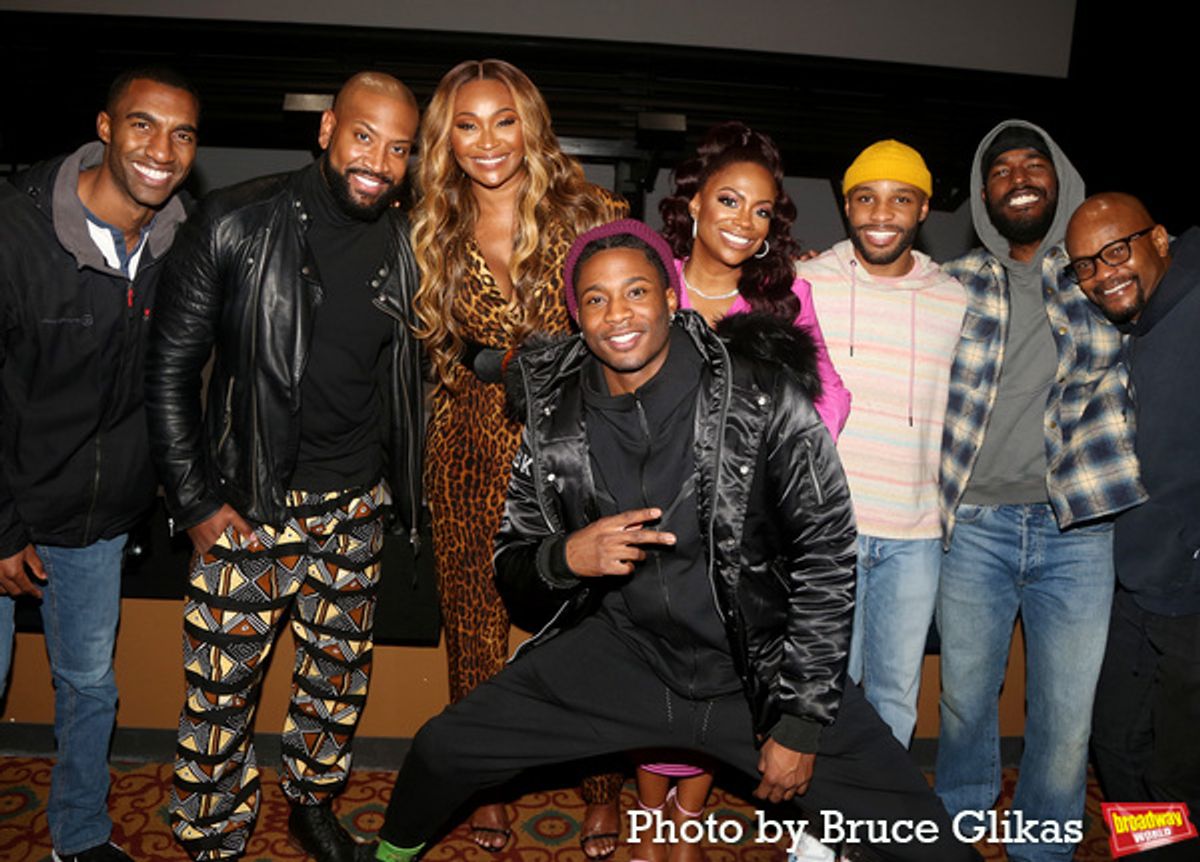 Garrett Turner, Bryan Terrell Clark, Cynthia Bailey, Da'Vinchi, Kandi Burruss, Dyllón Burnside, Luke James and Forrest McClendon at 